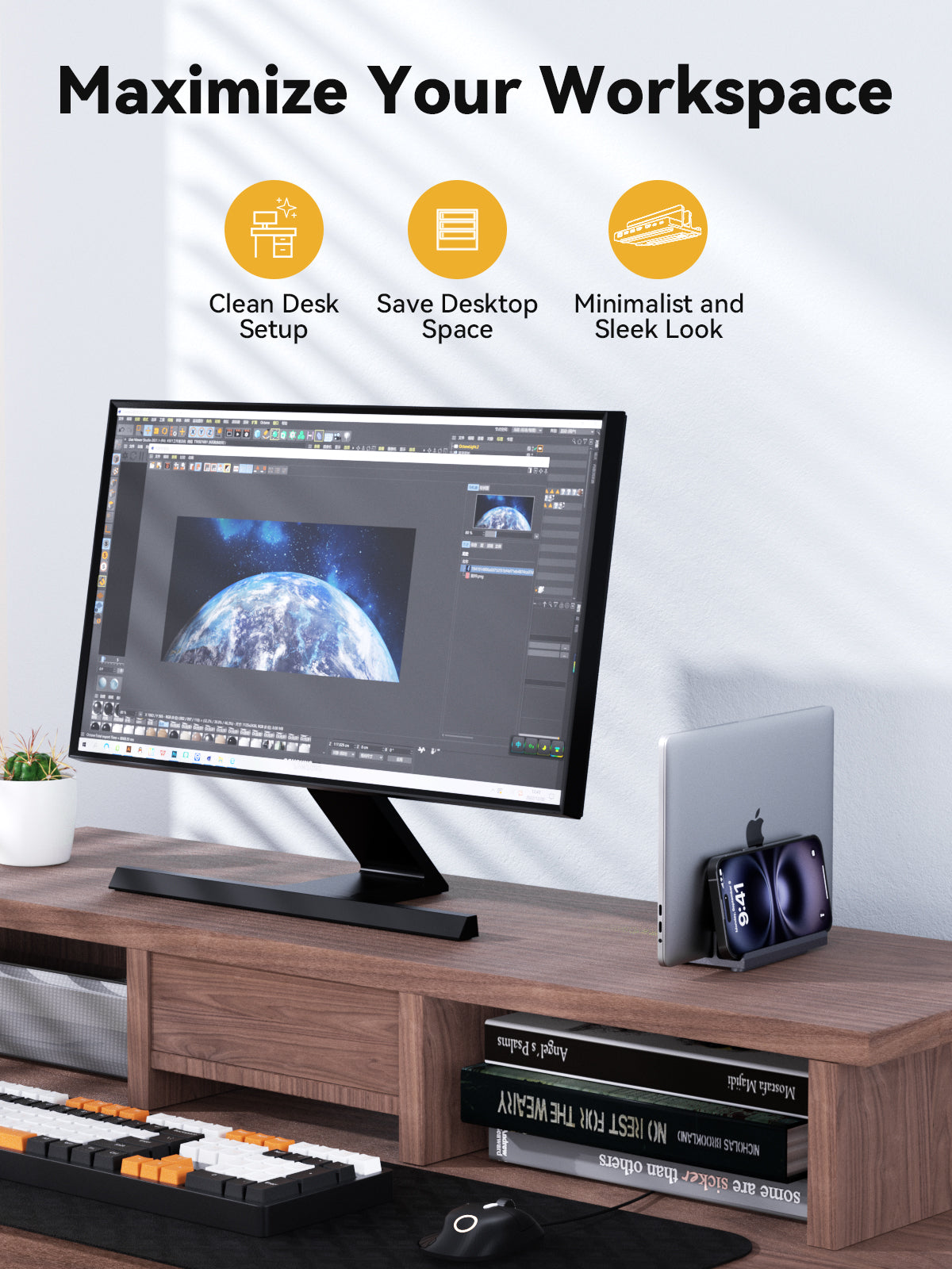 USB C Docking Station Dual Monitors 4K 7-in-1