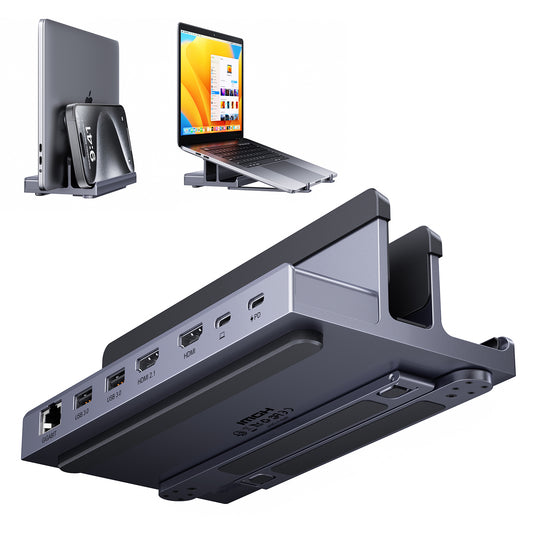 USB C Docking Station Dual Monitors 4K 7-in-1