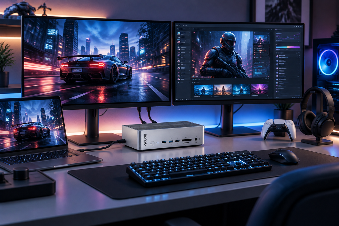 How to Build a Dual-Monitor Gaming Support Setup Around a Laptop Dock