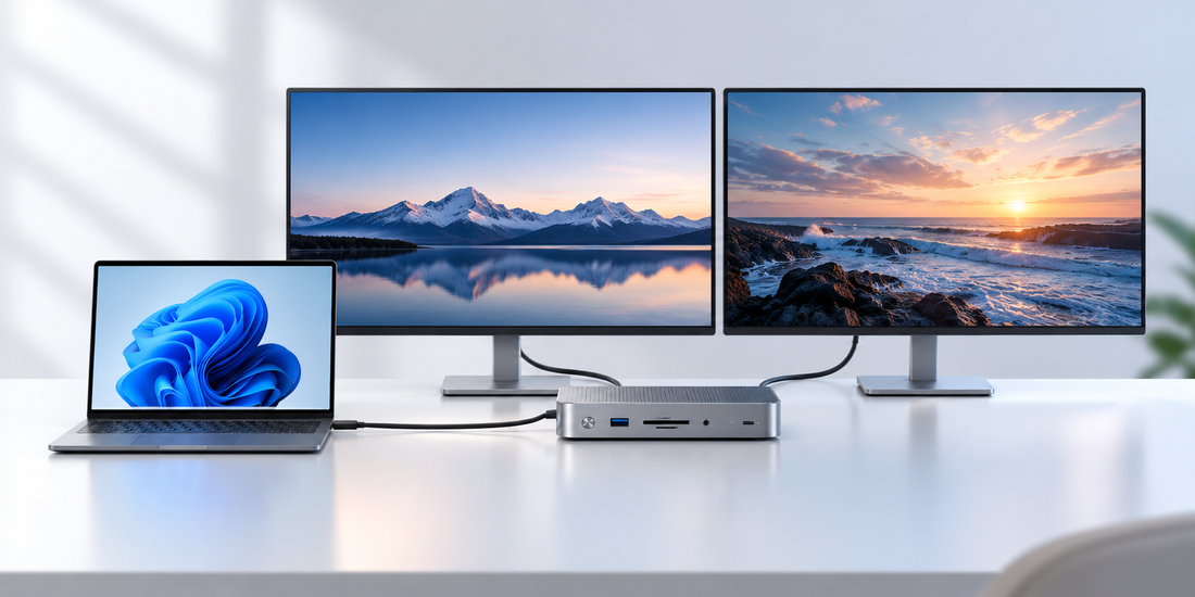 Can Your Windows Laptop Run Two External Monitors Through a Dock?