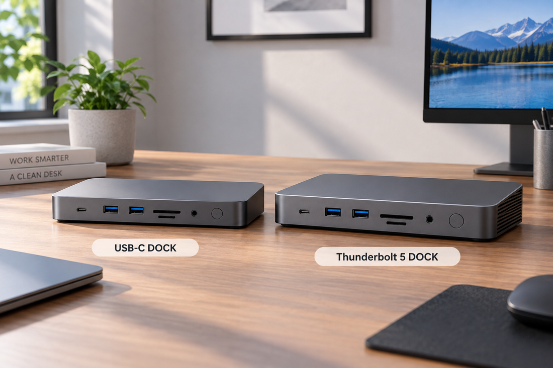 Thunderbolt Dock vs USB-C Dock: Which One Fits Your Desk?