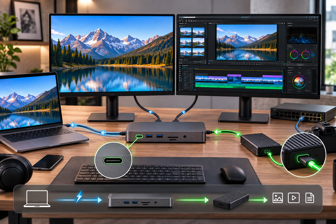 External SSD Slow Through a Dock? Find the Real Bottleneck
