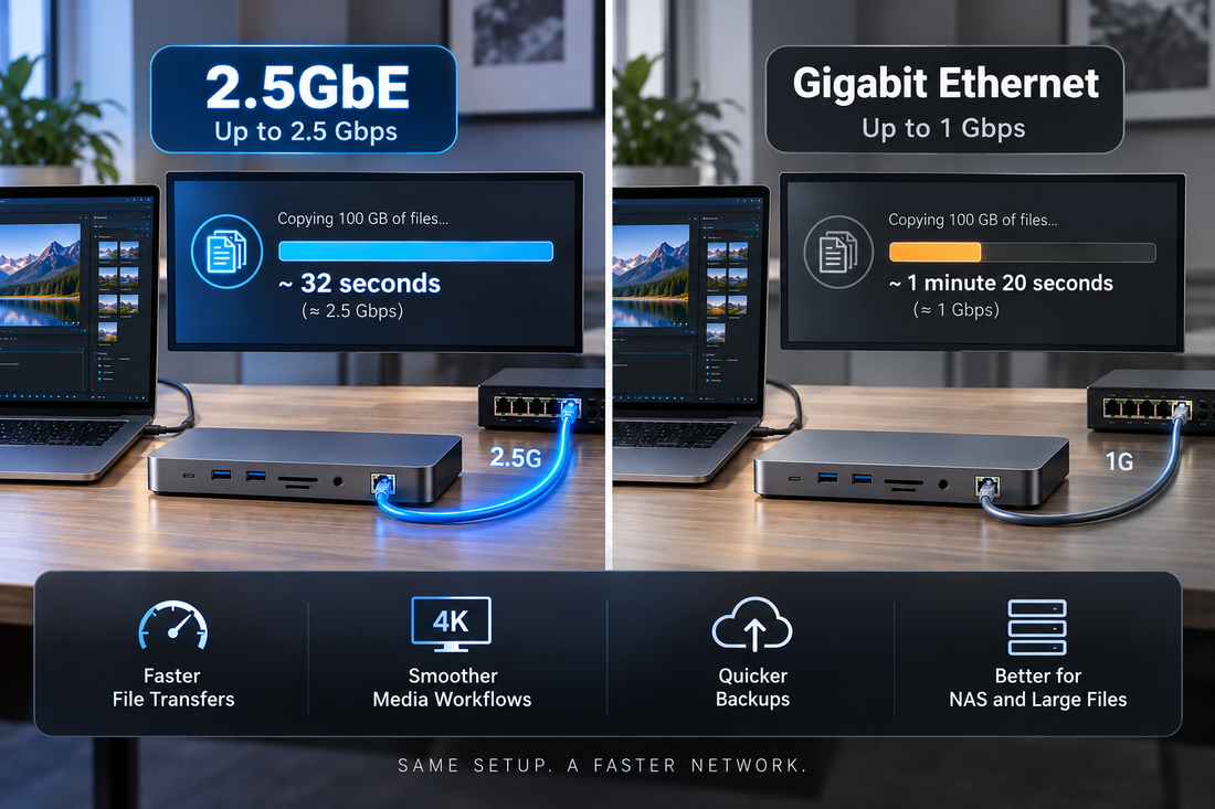 2.5GbE vs Gigabit Ethernet: Does Your Dock Need the Faster Port?