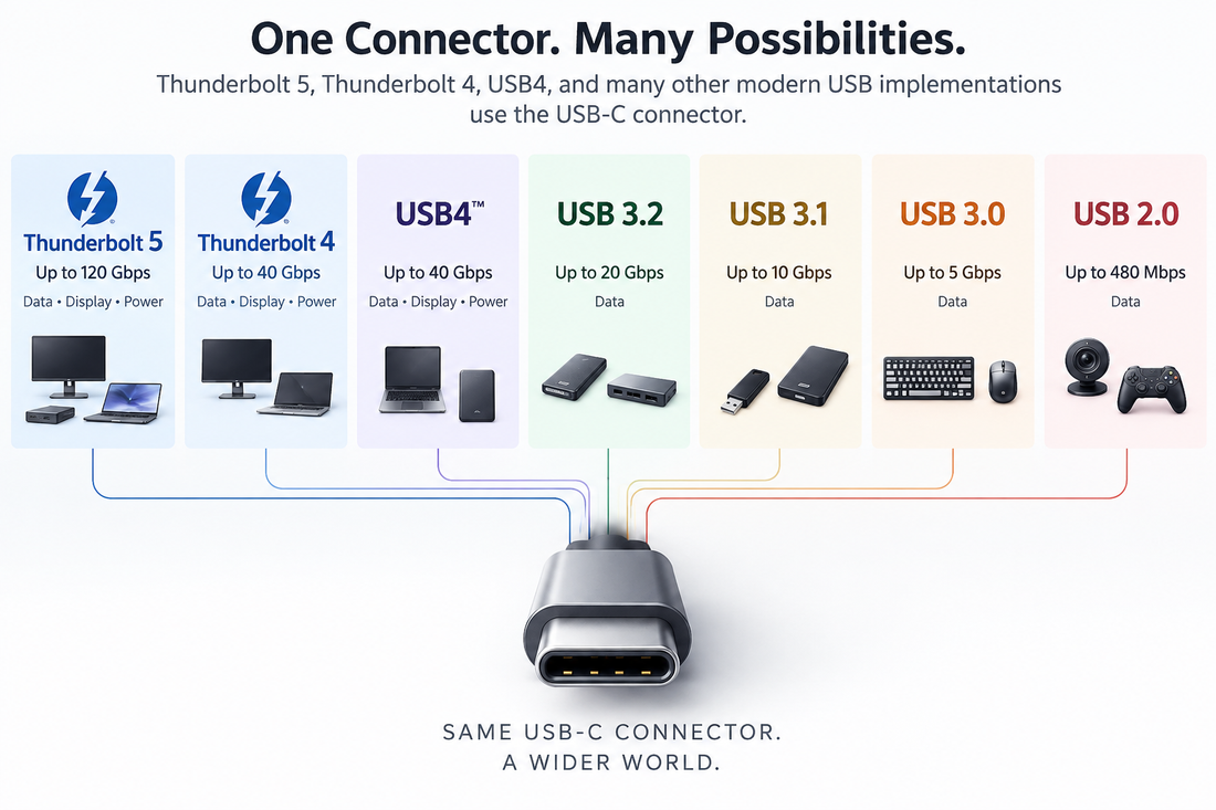 Does Thunderbolt 5 Work With Thunderbolt 4, USB4, and USB-C Devices?