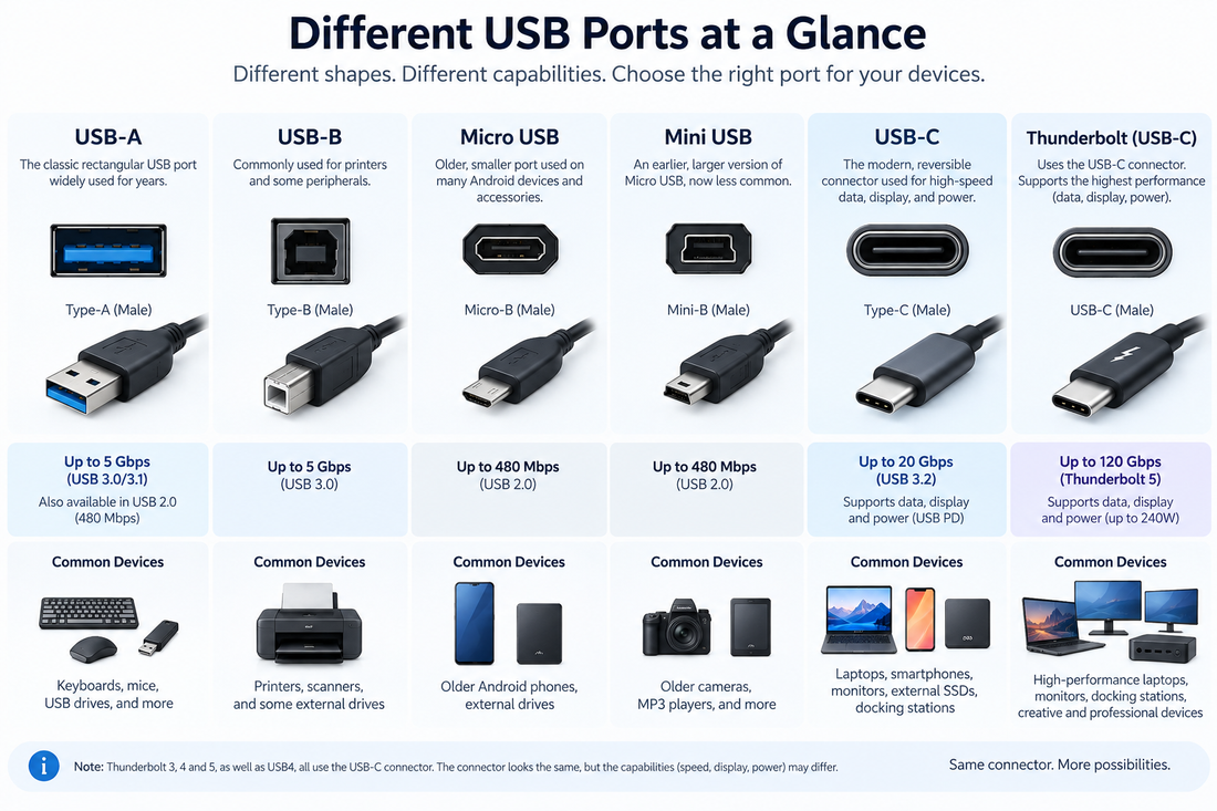 How Many USB Ports Do You Actually Need on a Dock?