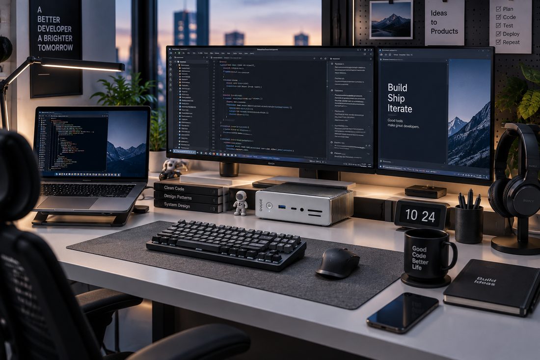 How to Build a Dual-Monitor Programming Setup Around a Laptop Dock