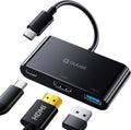 USB C to HDMI Adapter 4K 3 in 1, QUUGE Multiport USB C HDMI Converter