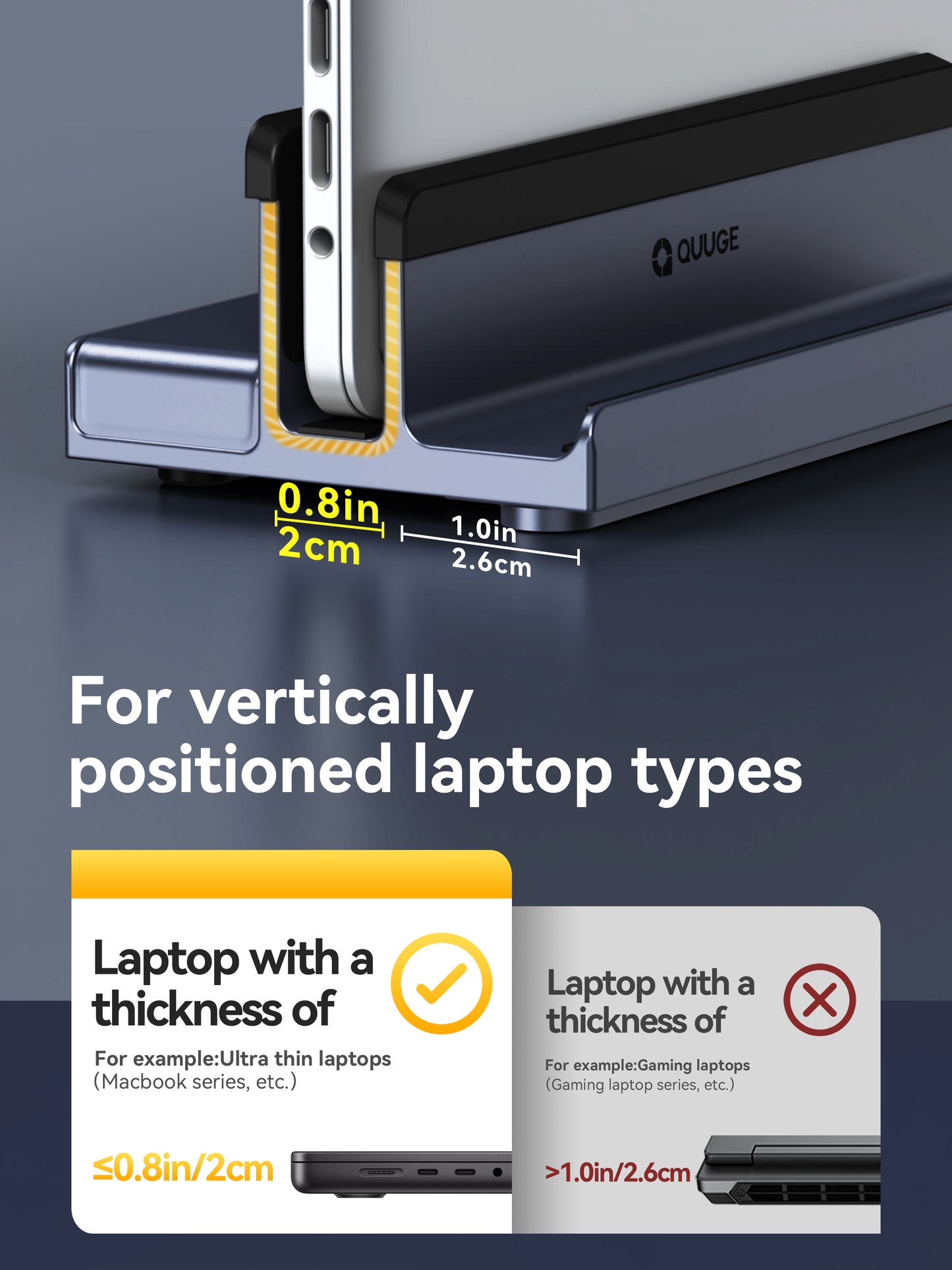 Laptop Docking Station Stand for mac 8 in 1 USB C Dock