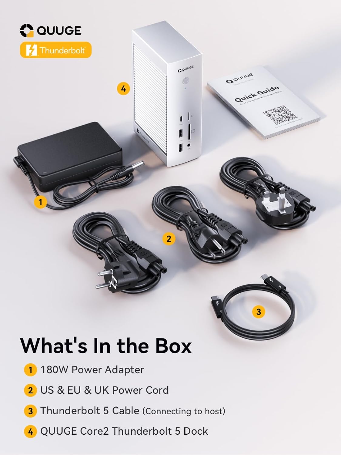 QUUGE Core 2 14-in-1 Thunderbolt 5 Dock