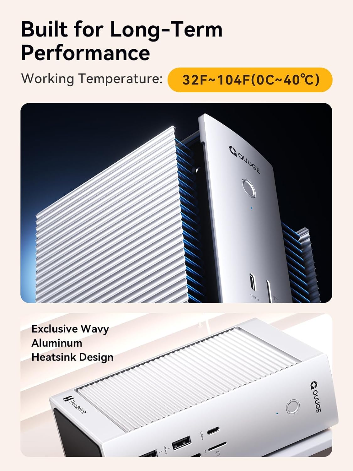 QUUGE Core 2 14-in-1 Thunderbolt 5 Dock